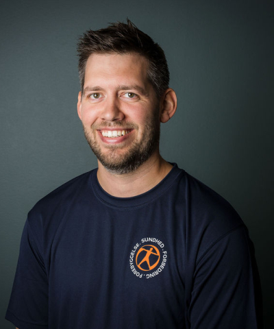 Mads Hjorth er fysioterapeut med speciale i træning hos R'dovre fysioterapi og sundhedshus